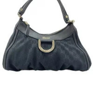 Gucci GG Canvas Abbey Handbag Black